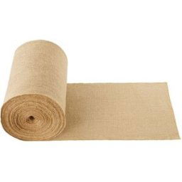 VEVOR Rouleau de Toile de Jute pour Artisanat Plantes Arbres 355 mm x 45,7 m