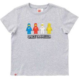 Lego T-shirt à manches courtes Space Traveler pour enfants - Gris chiné