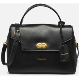 Cartable A rabat avec fermoir M Donna Grace par Lancaster Noir T.U Sacs