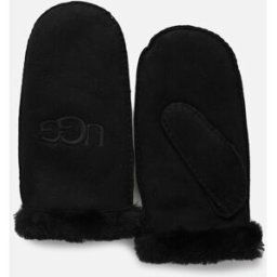 W SHEARLING UGG EMBROIDER MITTEN par UGG Noir S - M Accessoires