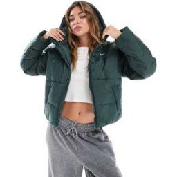Nike - Essential - Doudoune courte - Vert Vert XL female