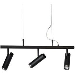 By Rydéns Lampe à suspension Puls Bar 80 cm Noir mat