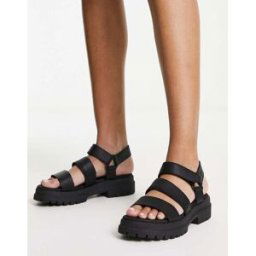 Timberland - London Vibe - Sandales en cuir pleine fleur - Noir Noir 39 female