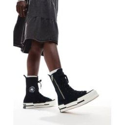Converse - Chuck 70 Plus X - Bottines - Noir Noir WM 9.5 female