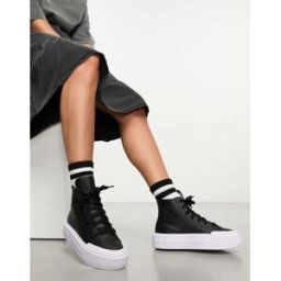 Converse - Chuck Taylor All Star Cruise - Baskets montantes - Noir et blanc Noir WM 6.5 unisex