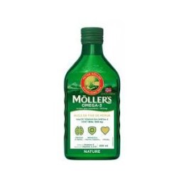 Möller's Mollers Huile de Foie de Morue Liquide Sans Arôme - 250 ml - Bouteille 250 ml