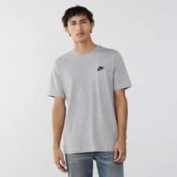 Nike Tee Shirt Club gris s homme