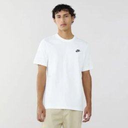 Nike Tee Shirt Club blanc s homme