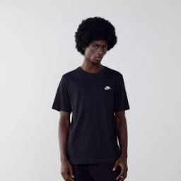 Nike Tee Shirt Club noir m homme
