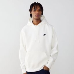 Nike Hoodie Club Small Logo blanc xl homme