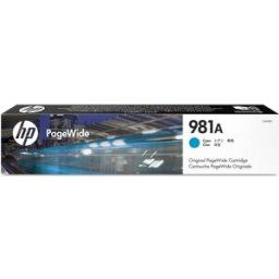 HP 981A cartouche PageWide Cyan authentique