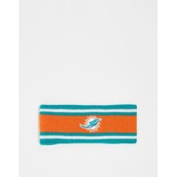 OOSC x NFL - Bandeau de ski Ã inscription Miami Dolphins Â» - Multicolore-Bleu Bleu One Size unisex