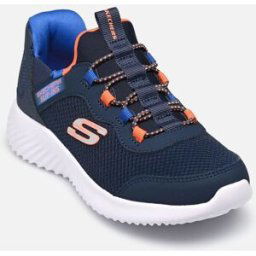 SLIP-INS Bounder - Brisk-Burst par Skechers Bleu 32 Enfant