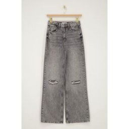 Jean large grisà trous My Jewellery Gris/Gris foncé 30 femme