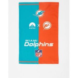 OOSC x NFL - Tour de cou de ski Ã inscription Miami Dolphins Â» - Multicolore-Bleu Bleu One Size unisex