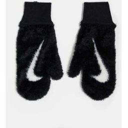 Nike - Moufles en maille duveteuse - Noir Noir XS-S female
