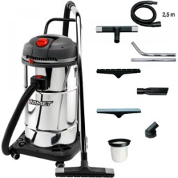 Comet CVP 265 X - Aspirateur multifonction - 65 L - Bidon en acier - Série Professionnelle