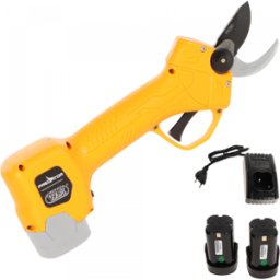 Sécateur électrique avec batterie Volpi PV280 - 2 Batteries incluses - 14.4V et 2Ah - Ø 22 mm