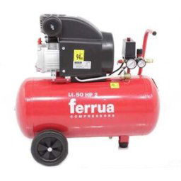 Ferrua RC 2 50 CM2 - Compresseur électrique sur chariot - moteur 2 CV - 50 L à air comprimé