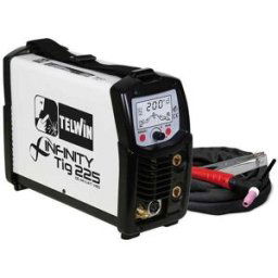 Poste à souder inverter TIG et MMA à courant continu Telwin Infinity TIG 225 DC-HF/LIFT VRD
