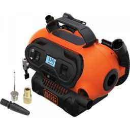 Black & Decker BDCINF18N-QS - Compresseur d'air portatif Oilless Multi-alimentation - 11 Bars Max