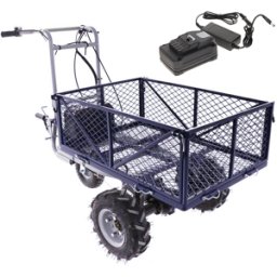 Brouette à batterie à roues BullMach Helios 230 O avec 2 batteries 48V 2Ah