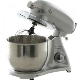 DCG KM1510S 7l - Batteur mélangeur planétaire - Avec cuve en acier de 7 litres - Multifonctions à enclenchement rapide