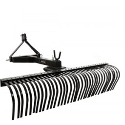 Râteau pour tracteur lourd Blackstone B-HLRK 180 avec raccord à 3 points - Série Heavy Duty