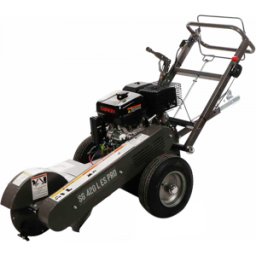 BlackStone SG 420 L ES PRO - Rogneuse de souches - Moteur Loncin de 420 cm3 - Disque de coupe avec 8 marteaux en carbure de tungstène