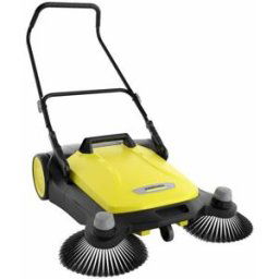 Karcher Kärcher S 6 Twin - Balayeuse manuelle à poussée avec bac de ramassage régulateur de hauteur - compartiment de récolte 38 Lt