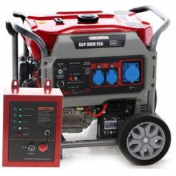 GeoTech-Pro GeoTech PRO GGP 8000 ESA - Groupe électrogène 6.5 KW monophasé avec ATS - dém. électrique