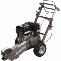 BlackStone SG 420 B&S - Rogneuse de souches - Moteur B&S XR2100 420 cm3 - Disque de coupe avec 8 marteaux en carbure de tungstène