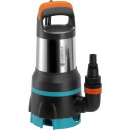 Pompe Gardena Acquasensor 19500 2 en 1 pour eaux claires et eaux chargées - en acier INOX