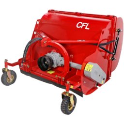 GeoTech Pro CFL160 - Broyeur pour tracteur - Bac de ramassage - Ramasseur - Série médium