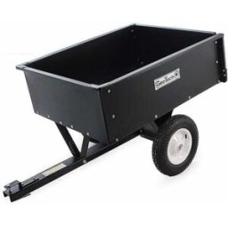 Remorque basculante pour tondeuse autoportée en métal GeoTech TC3080D benne cm 97x76 (h 33 cm)