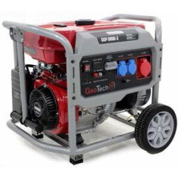 GeoTech-Pro GeoTech Pro GGP 8000-3 - Groupe électrogène 6.5 KW triphasé à essence - sur chariot