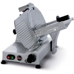 Trancheuse FAC F 250 R - Corps en Alliage d'aluminium anodisé - Avec parties lavables - Lame de 250 mm - Affûteur fixe