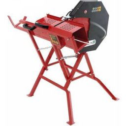 GeoTech SA 410 - Scie à bûches circulaire à chevalet électrique - coupe max 140 mm