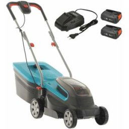 Tondeuse à gazon sur batterie Gardena PowerMax 32/36V P4A - 2 Batteries 18V/2.5Ah - Largeur de coupe 32 cm