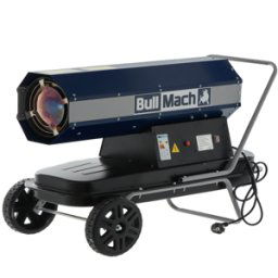 BullMach BM-DDH 30 - Générateur d'air chaud diesel - à combustion directe - sur chariot - 30kW