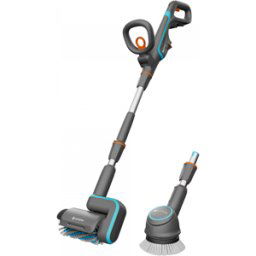 Gardena AquaBrush Universal 04/1 - Nettoyeur de sols à batterie + Brosse - SANS BATTERIE NI CHARGEUR