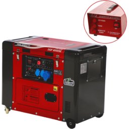 GeoTech-Pro GeoTech Pro DGP8000SE - Groupe électrogène 6 KW monophasé diesel insonorisé + cadran ATS