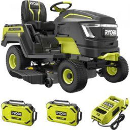 RYOBI RY72TMX107-210 - Tracteur tondeuse à batterie - 72V / 2x10Ah