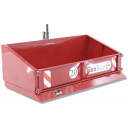 Benne agricole pour tracteur GeoTech PRO TB130 en métal - Lame de raclage