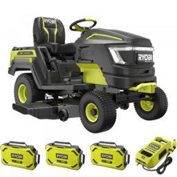 RYOBI RY72TMX117-310 - Tracteur tondeuse à batterie - 72V / 3x10Ah