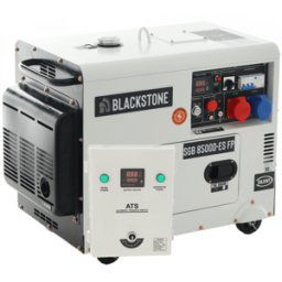 Blackstone SGB 8500 D-ES FP - Groupe électrogène diesel insonorisé avec AVR 6.3 kw - Continue 6 kW Full-Power + ATS triphasé