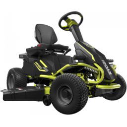 Tracteur tondeuse à batterie Ryobi RM480E - Coupe mulching - Éjection latérale - 4 x 12V au plomb liquide