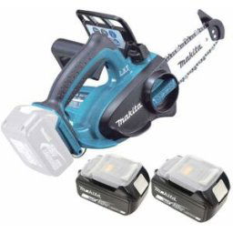 Tronçonneuse à batterie Makita DUC122RTE - 2 batteries de 5Ah 18V et chargeur de batterie inclus