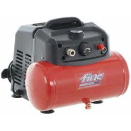 Mini-Compresseur d'air électrique portatif FIAC CUBY 6/1110 - Réservoir de 6 litres - Moteur oilless de 1,5 HP