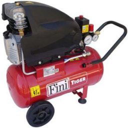 Fini Tiger MK 265 24 - Compresseur d'air électrique sur chariot - moteur 2 CV - 24 L